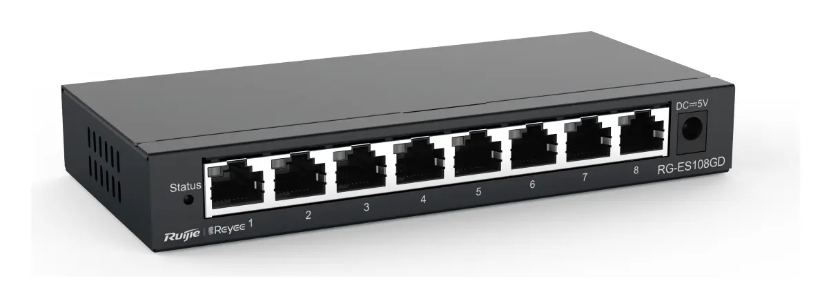 Reyee RG-ES108GD 8 Port Gigabit Yönetilemez Switch görsel 3