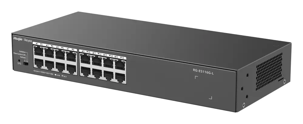 Reyee RG-ES116G-L 16 Port Gigabit Yönetilemez Switch görsel 3