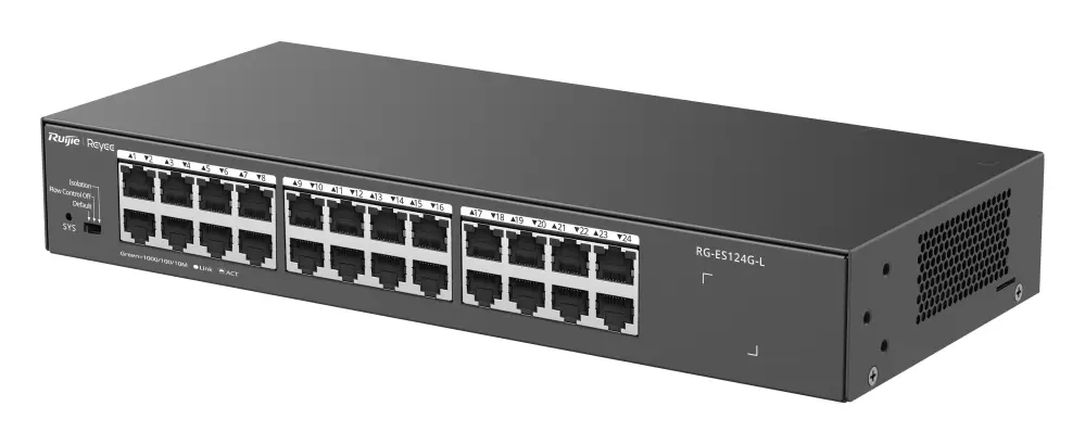 Reyee RG-ES124G-L 24 Port Gigabit Yönetilemez Switch görsel 3