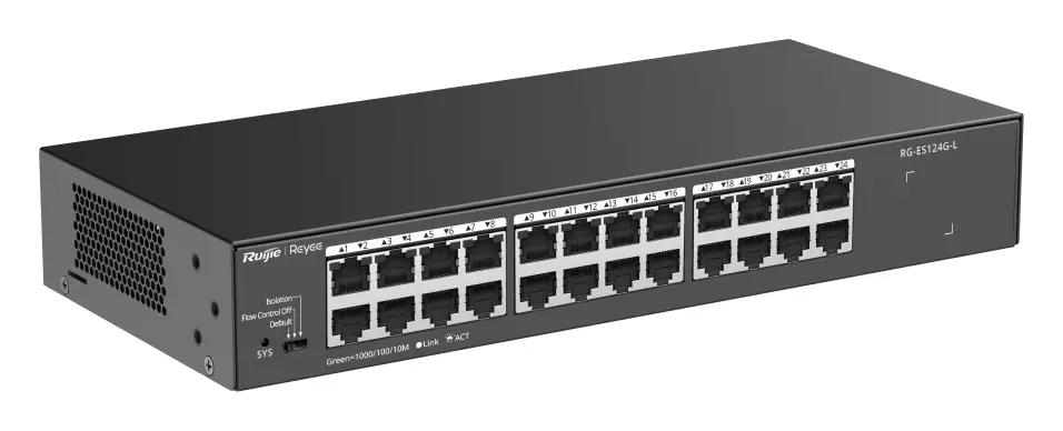 Reyee RG-ES124G-L 24 Port Gigabit Yönetilemez Switch görsel 4