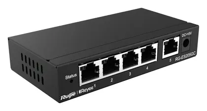 Reyee RG-ES205GC 5 Port Gigabit Akıllı Yönetilebilir Switch