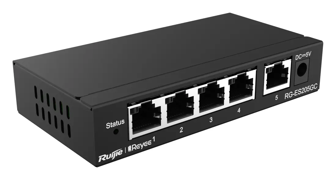 Reyee RG-ES205GC 5 Port Gigabit Akıllı Yönetilebilir Switch