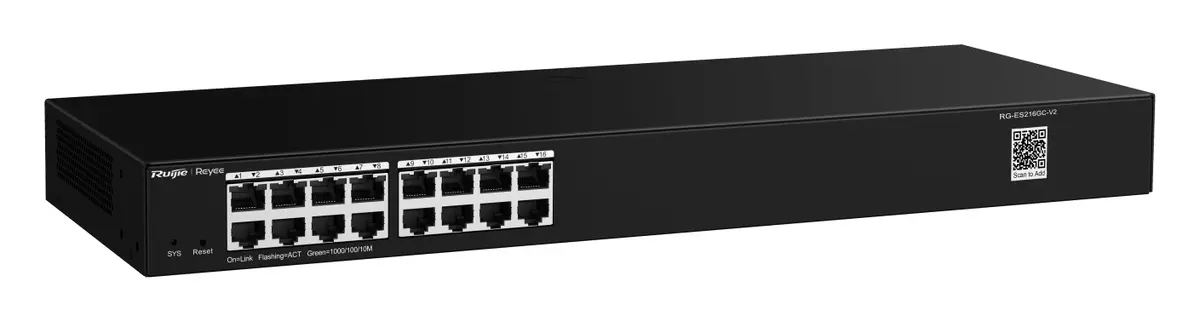 Reyee RG-ES216GC-V2 16 Port Gigabit Akıllı Yönetilebilir Switch görsel 4