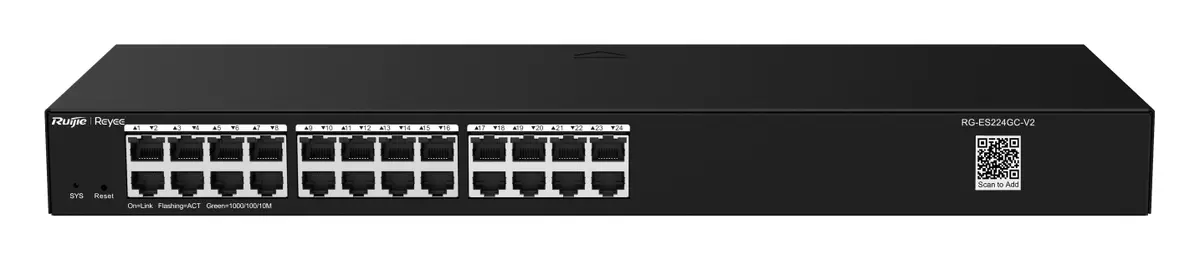 Reyee RG-ES224GC-V2 24 Port Gigabit Akıllı Yönetilebilir Switch