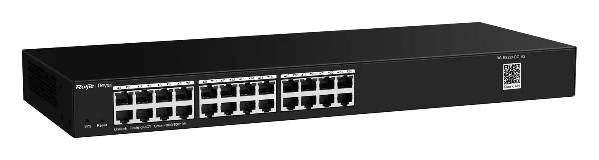 Reyee RG-ES224GC-V2 24 Port Gigabit Akıllı Yönetilebilir Switch görsel 3