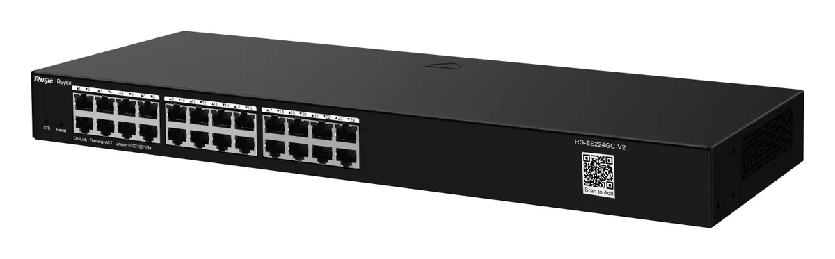 Reyee RG-ES224GC-V2 24 Port Gigabit Akıllı Yönetilebilir Switch görsel 4