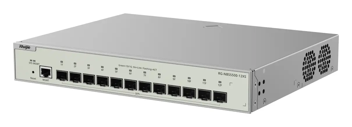 Reyee RG-NBS5500-12XS 12 Port 10G SFP+ L3 Yönetilebilir Switch görsel 3