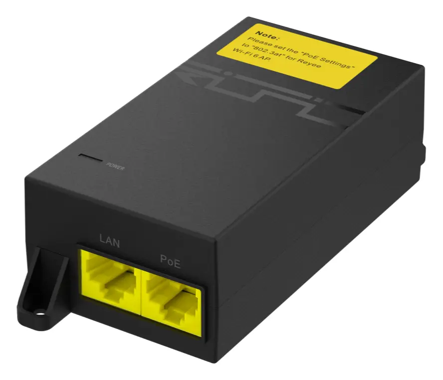 Reyee RG-POE-AT30 1 Port Gigabit 31.2W PoE Enjektör — görsel 2