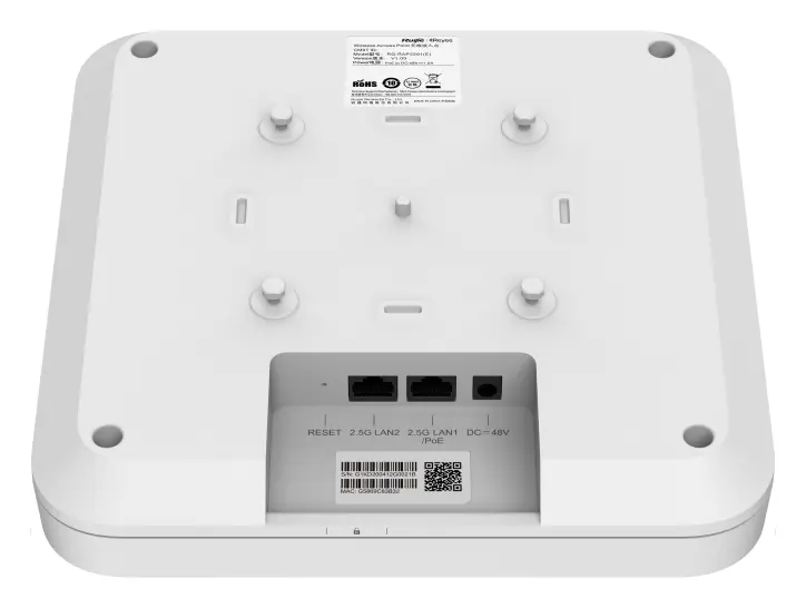 Reyee RG-RAP2260(H) Wi-Fi 6 AX6000 Çift Bant Tavan Tipi Access Point görsel 5