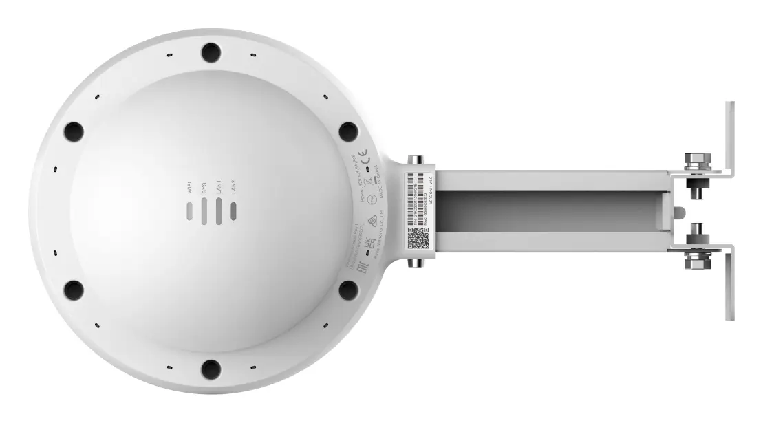 Reyee RG-RAP6202(G) Wi-Fi 5 AC1300 Çift Bant Dış Ortam Access Point görsel 5