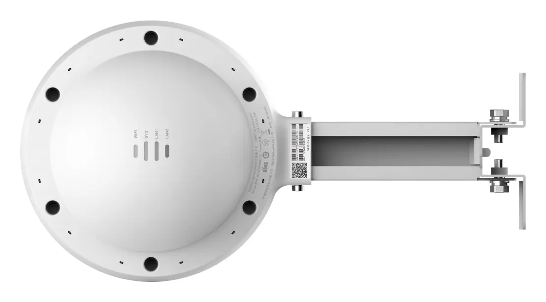 Reyee RG-RAP6262(G) Wi-Fi 6 AX1800 Çift Bant Dış Ortam Access Point görsel 3