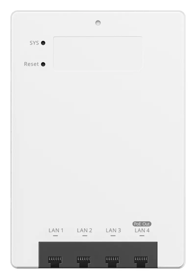 Reyee RG-RAP72-WALL Wi-Fi 7 BE3600 Çift Bant PoE Çıkışlı Duvar Tipi Access Point — görsel 5