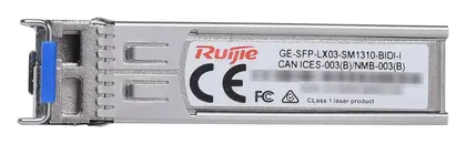 Ruijie GE-SFP-LX03-SM1310-BIDI-I 1000BASE-LX BiDi 1310/1550nm 3km Single Mode SFP Optik Modül