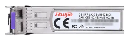 Ruijie GE-SFP-LX20-SM1550-BIDI 1000BASE-LX BiDi 1550/1310nm 20km Single Mode SFP Optik Modül