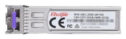 Ruijie MINI-GBIC-ZX80-SM1550 1000BASE-SX 1550nm 80km Single Mode SFP Optik Modül