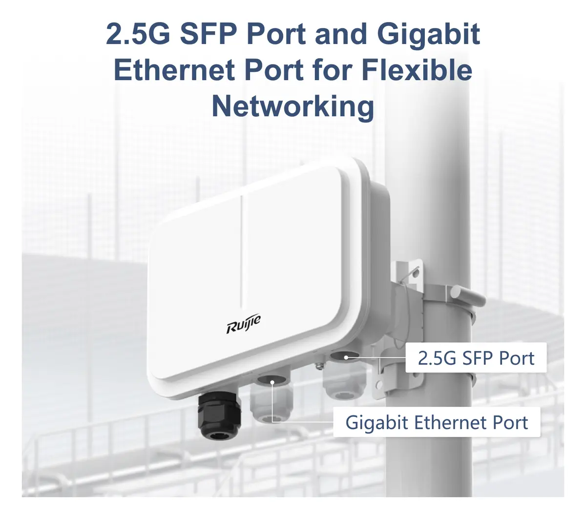 Ruijie RG-AP680-O(V3) Wi-Fi 6 Çift Bant Dış Ortam Access Point görsel 2
