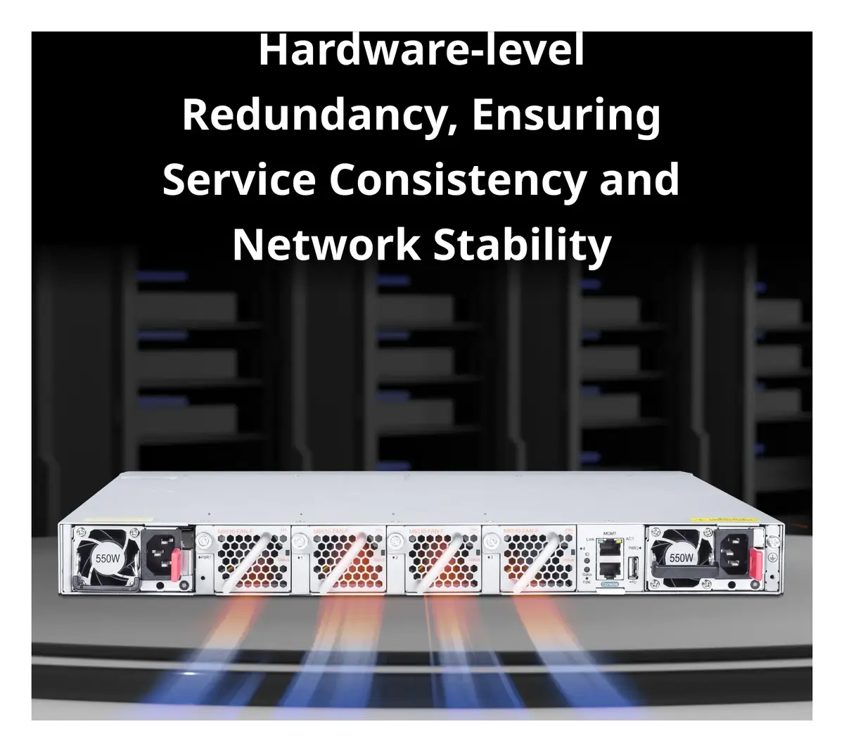 Ruijie RG-S6510-48VS8CQ 48 Port 25G SFP28 8×100G QSFP28 Veri Merkezi Switch görsel 3