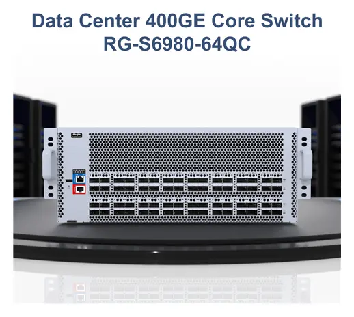 Ruijie RG-S6980-64QC 64 Port 400G QSFP-DD Veri Merkezi Switch görsel 2