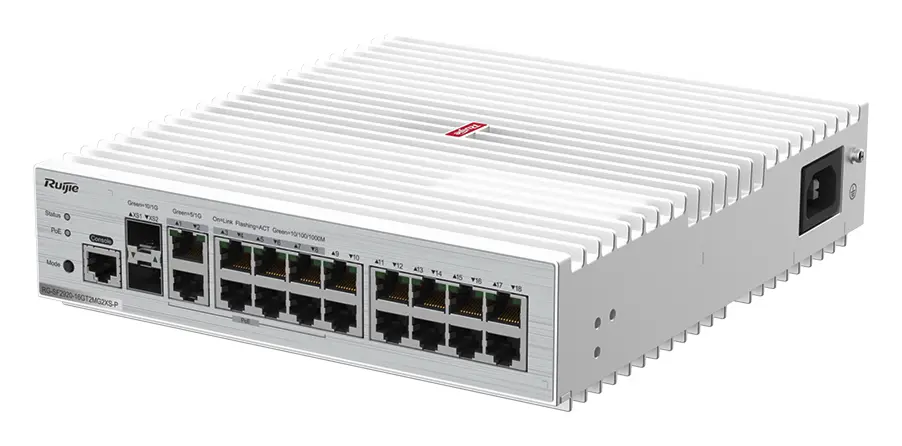 Ruijie RG-SF2920-16GT2MG2XS-P 16 Port Gigabit PoE+ 2×2.5G 2×10G SFP+ Yönetilebilir Switch görsel 2