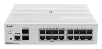 Ruijie RG-SF2920-16GT2SFP-P 16 Port Gigabit PoE+ 2×SFP Yönetilebilir Switch