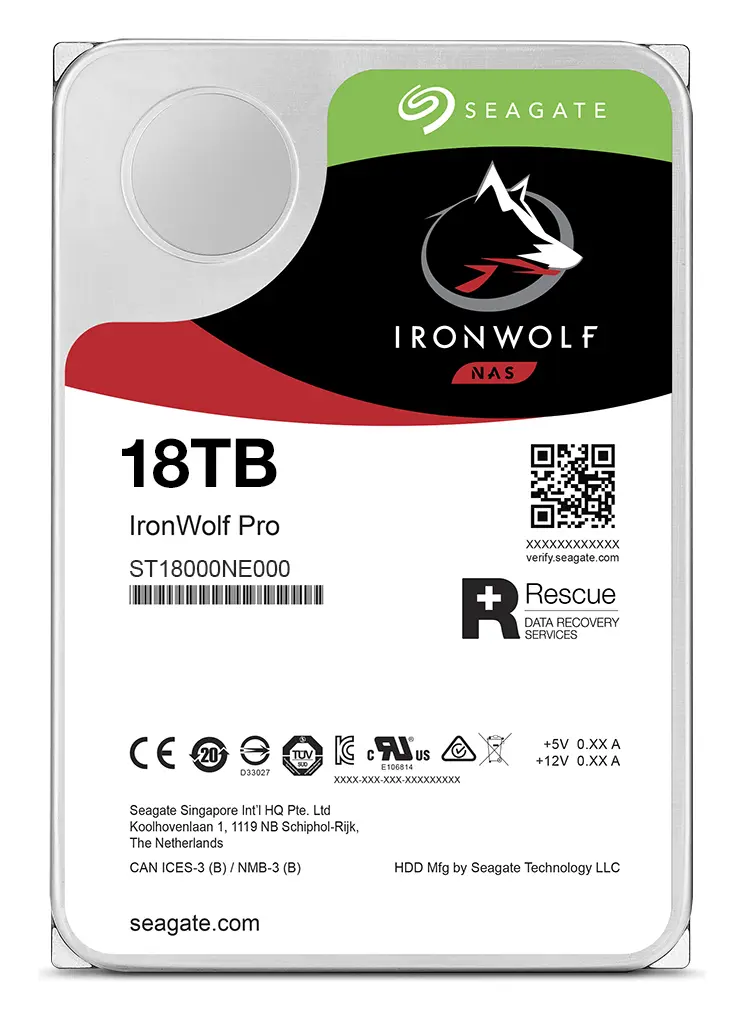 Seagate IronWolf Pro 18TB 3.5" SATA NAS Diski (ST18000NT001) — görsel 4