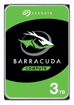 Seagate BarraCuda 3TB 3.5" SATA Masaüstü Disk (ST3000DM007) görsel 2