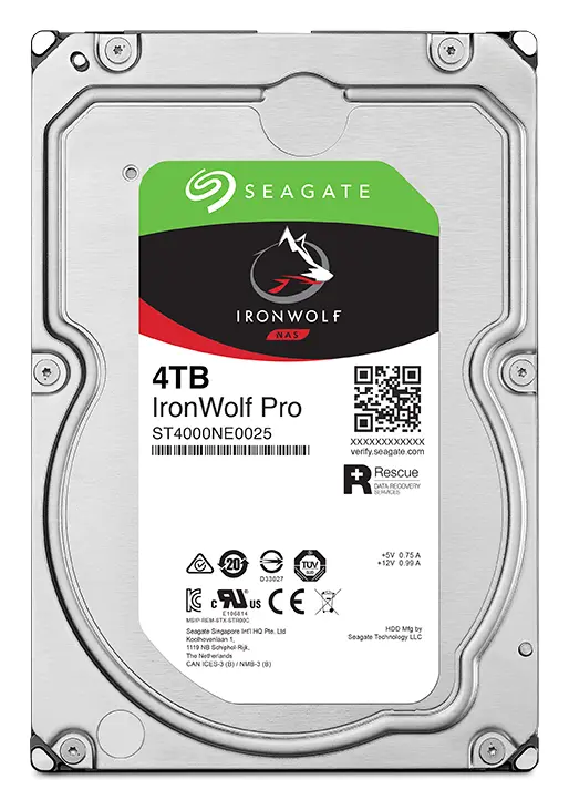 Seagate IronWolf Pro 4TB 3.5" SATA NAS Diski (ST4000NT001) görsel 4