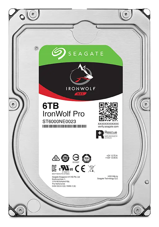 Seagate IronWolf Pro 6TB 3.5" SATA NAS Diski (ST6000NT001) görsel 4