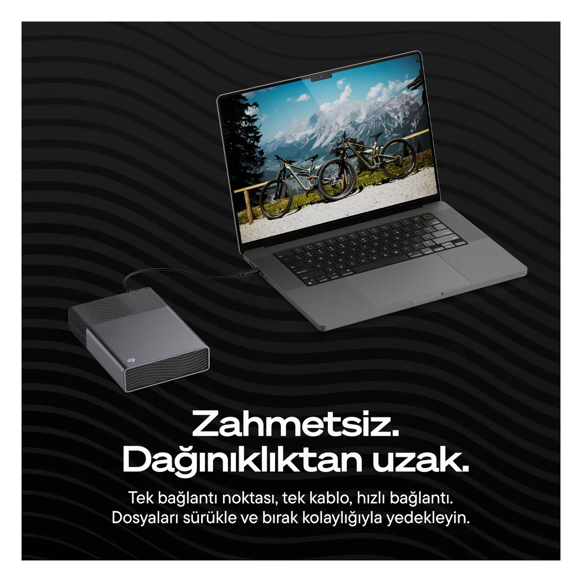 Seagate One Touch Desktop 24TB Uzay Grisi Harici Disk (STNB24000400) — görsel 2