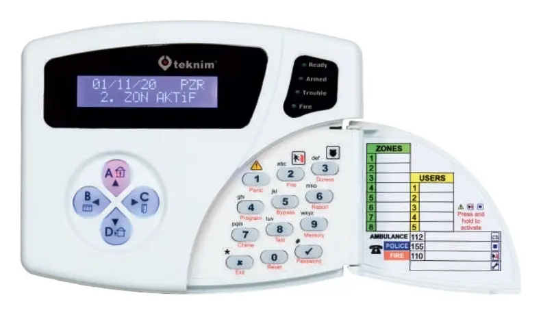 Teknim VPC-301 VAP Serisi LCD Keypad