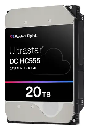 WD Ultrastar DC HC555 20TB 3.5" SAS Kurumsal Disk (0B47749)