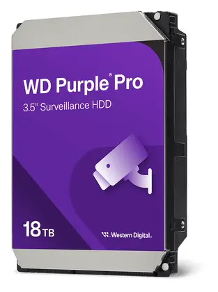 WD Purple Pro 18TB 3.5" SATA Gözetim Diski (WD181PURP)