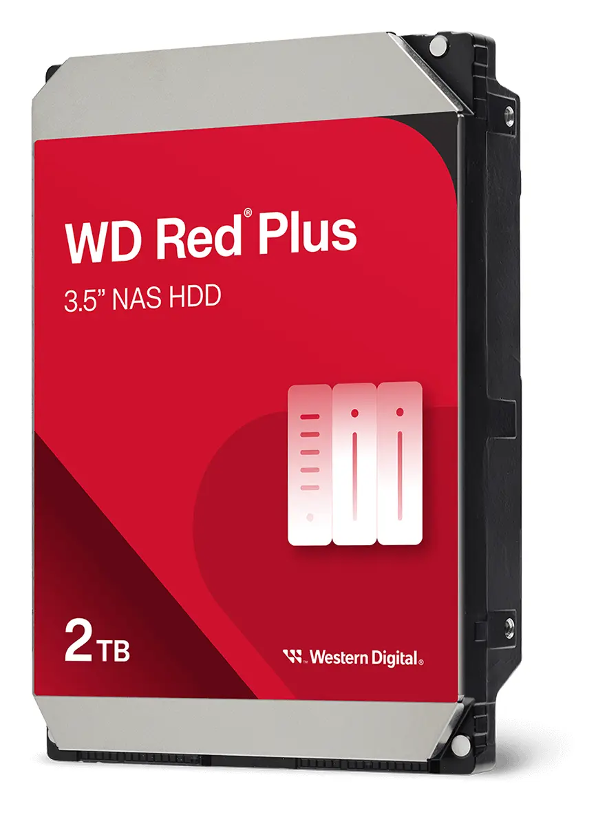 WD Red Plus 2TB 3.5" SATA NAS Diski (WD20EFPX)