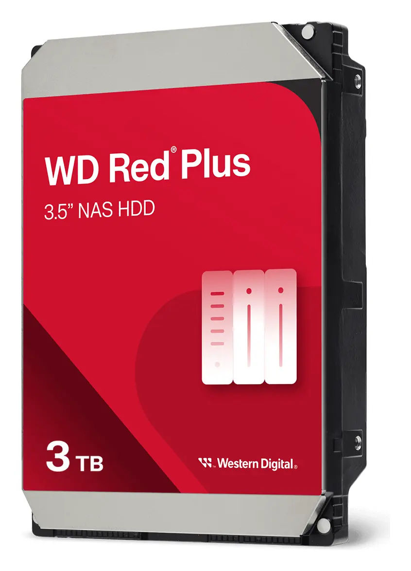WD Red Plus 3TB 3.5" SATA NAS Diski (WD30EFPX)