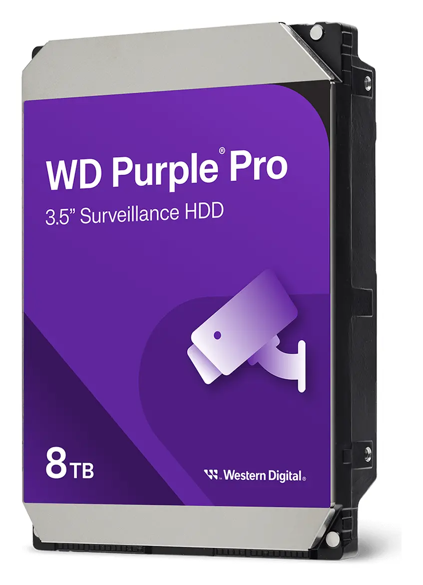 WD Purple Pro 8TB 3.5" SATA Gözetim Diski (WD8002PURP)