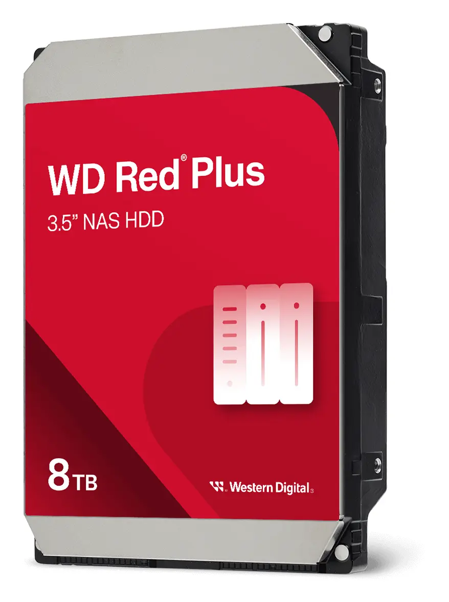 WD Red Plus 8TB 3.5" SATA NAS Diski (WD80EFZZ)