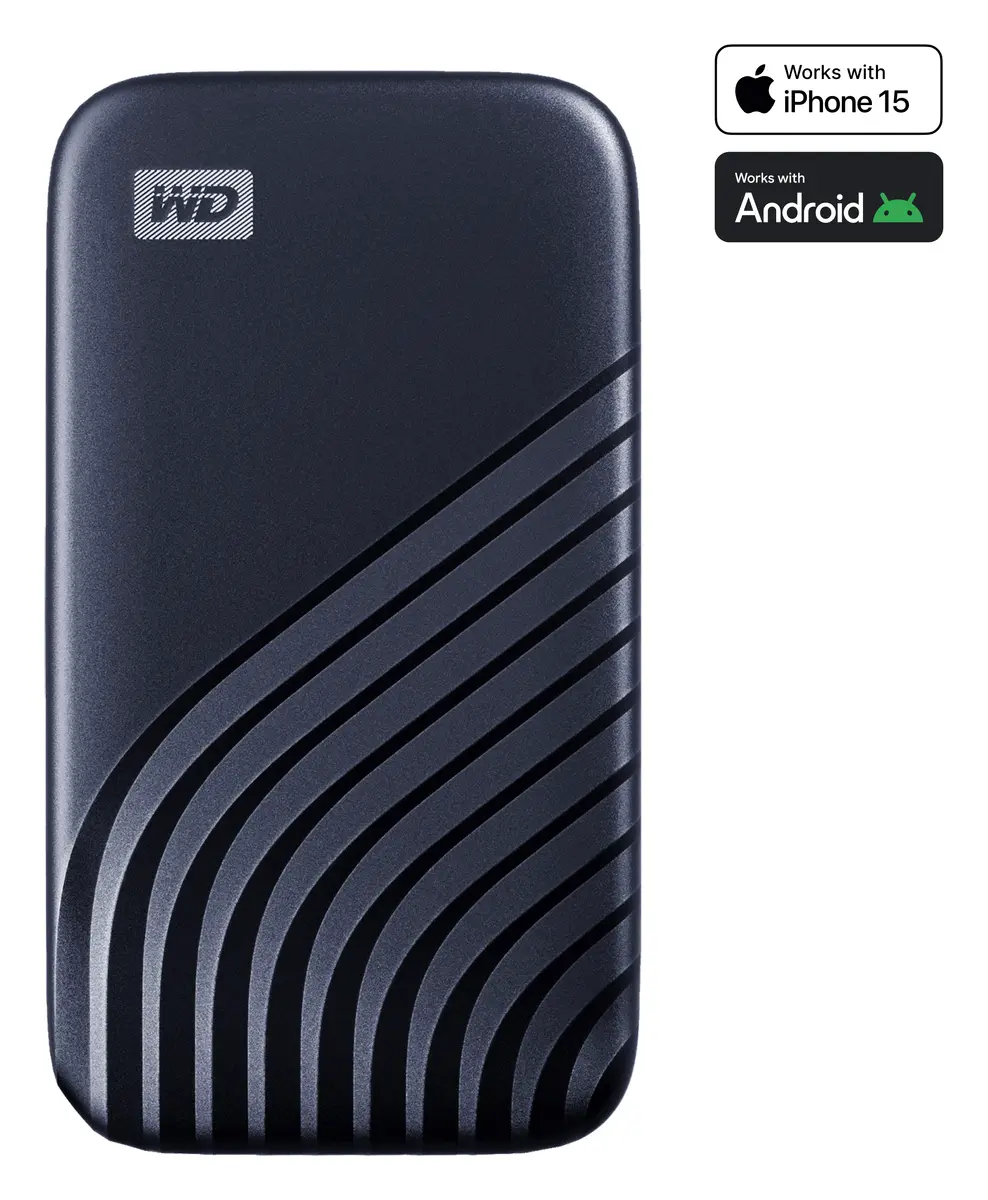 WD My Passport SSD 1TB USB 3.2 Mavi Harici Disk (WDBAGF0010BBL-WESN)