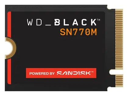 WD_BLACK SN770M 1TB M.2 2230 NVMe PCIe Gen4 SSD (WDBDNH0010BBK-WRSN)