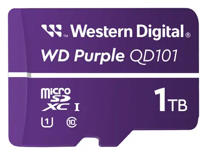 WD Purple QD101 1TB microSD Hafıza Kartı (WDD100G1P1C)