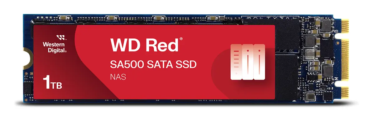 WD Red SA500 1TB M.2 2280 SATA SSD (WDS100T1R0B)
