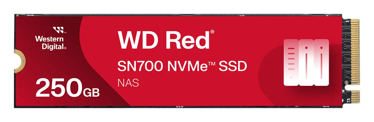 WD Red SN700 250GB M.2 2280 NVMe PCIe Gen3 SSD (WDS250G1R0C)