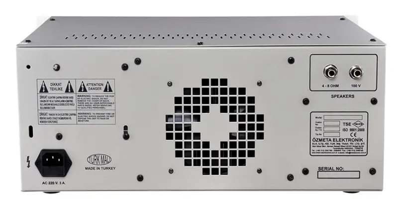 Westa WS-6300-E-U-TR 100V Mikser Amfi — görsel 2