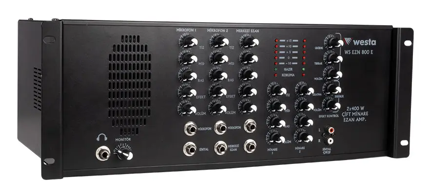 Westa WS-EZN-800-E 2x400W Mikser Amfi — görsel 4